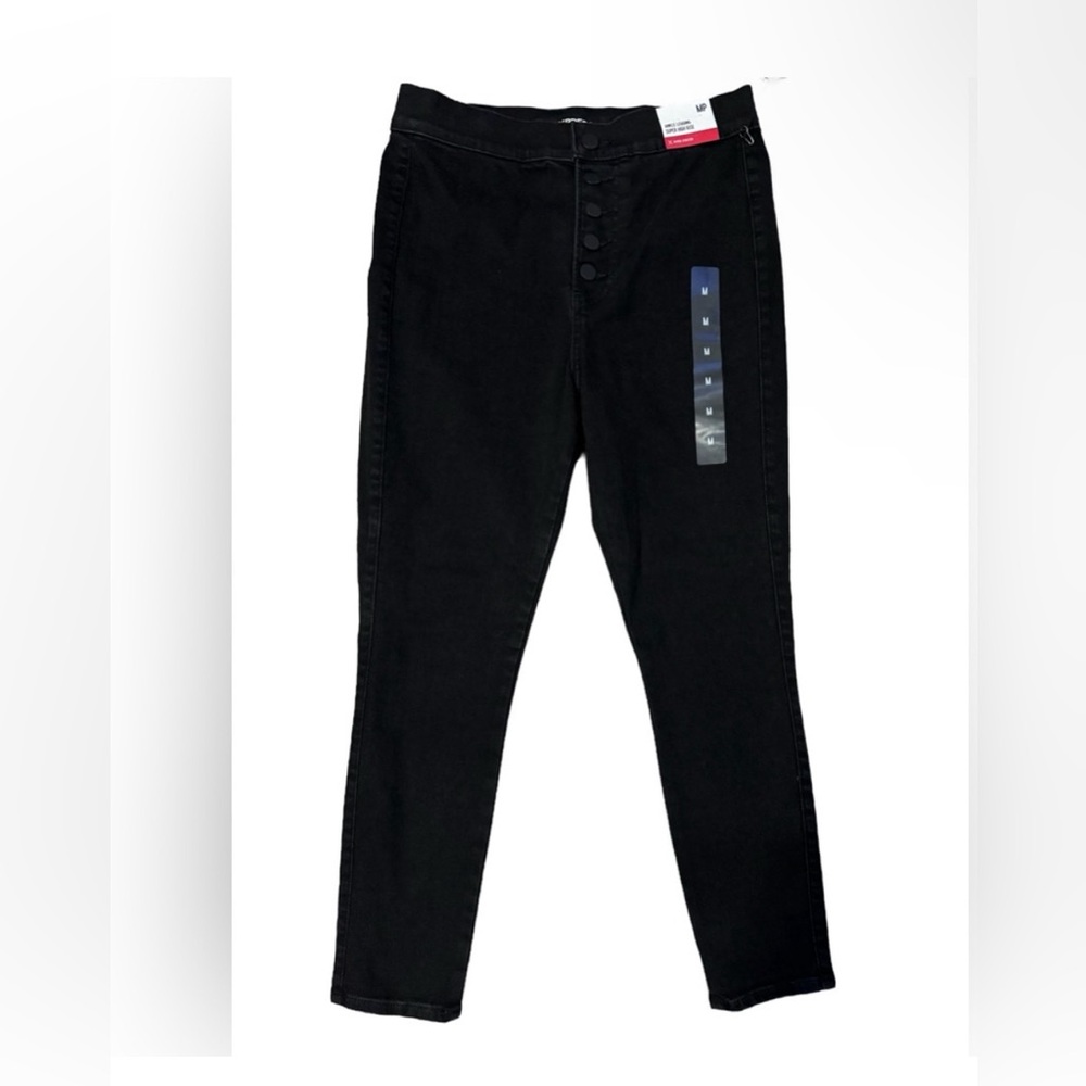 NWT Express Women’s Super High Rise Ankle Jean Leggings - Black - Size MP